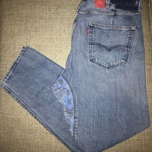 New Men's Levi's Gusset Taper Tropical Chill Jeans (360750005)